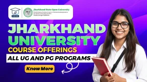 Jharkhand University Courses list